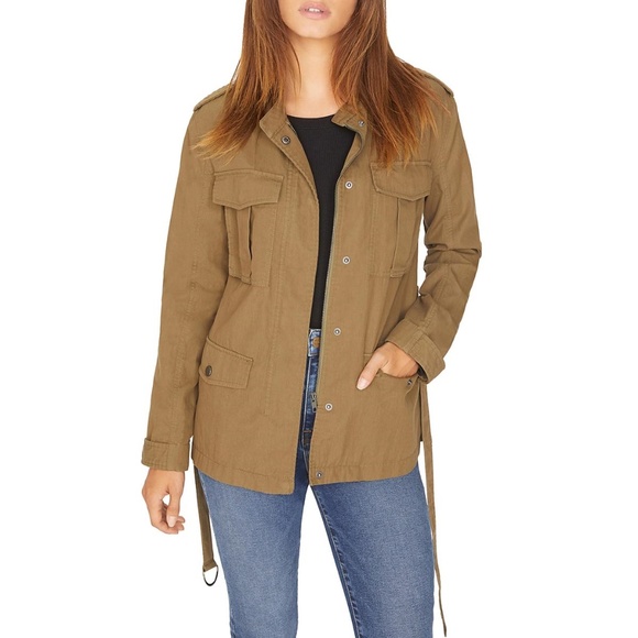 NWT SANCTUARY Twill Military Utility Jacket Coat - Picture 2 of 7